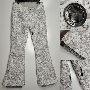 4 BOULDER GEAR luxe gray white snowboard ski resort snow pants small